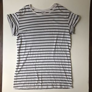 H&M Striped Tunic Top